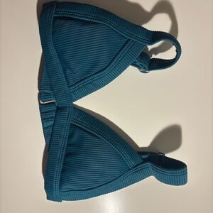 One One teal bikini top